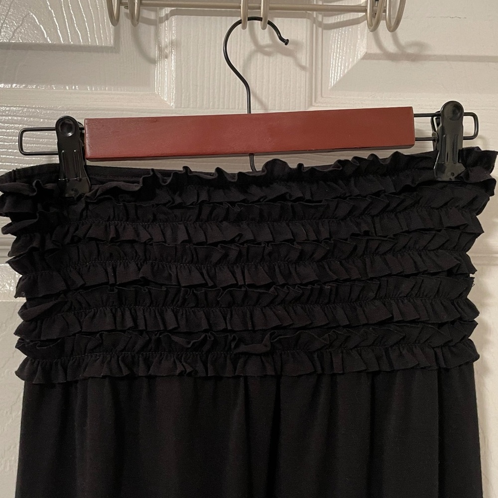 Xhilaration Black tube top cover up